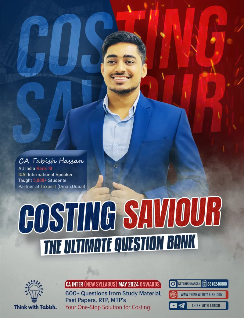 Book - CA Inter Costing Saviour - Ultimate Question Bank